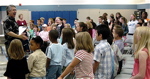 Frank rehearsing a Kids Choir